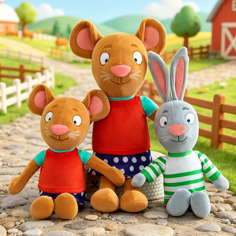 Kids Education Movies - دمى محشوة كرتونية لطيفة على شكل