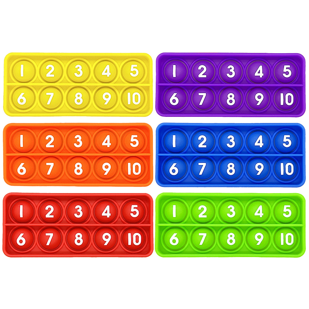 Math Manipulative Set - لعبة ألعاب الرياضيات بعشرة إطارات للأطفال،