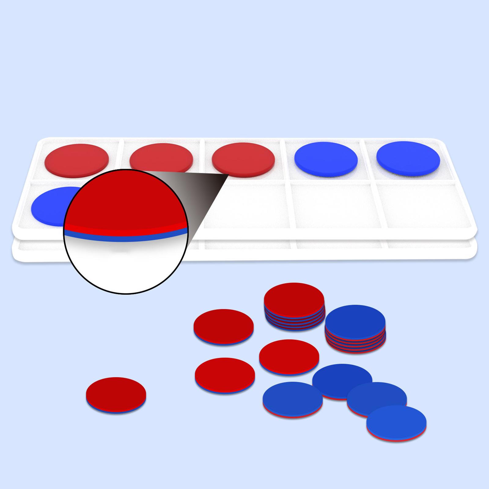 Math Manipulative Set - مجموعة من عشرة إطارات بلاستيكية للعبة