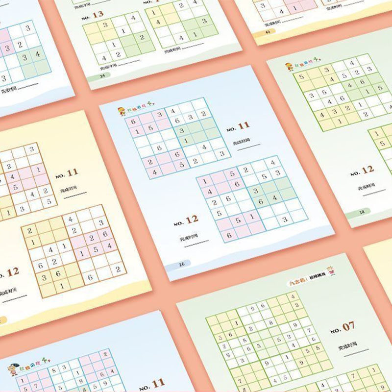 Kids Education Activities - كتاب ألعاب سودوكو للأطفال، تدريب على