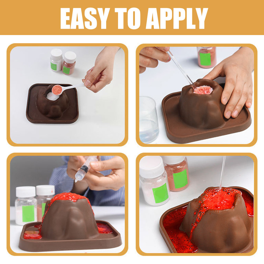 6 قطع من أدوات علمية لمحاكاة ا - مراجعة Science Kit Volcano وسعره