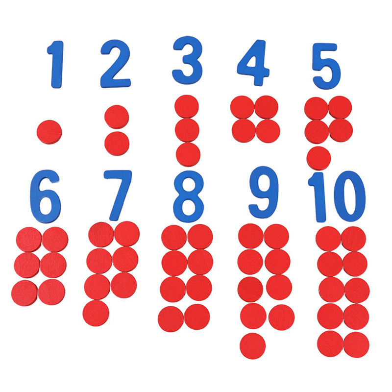 أطفال خشبية مونتيسوري البطاقات - مراجعة Math Manipulative Set وسعره