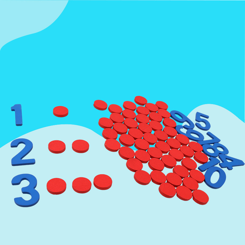 أطفال خشبية مونتيسوري البطاقات - مراجعة Math Manipulative Set وسعره
