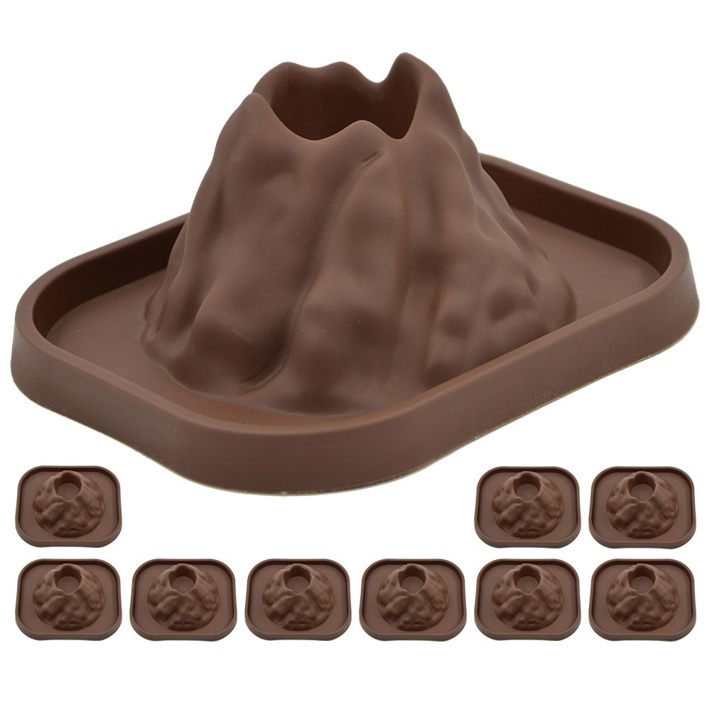 طقم قوالب بركانات 10 قطع لمشار - مراجعة Science Kit Volcano وسعره
