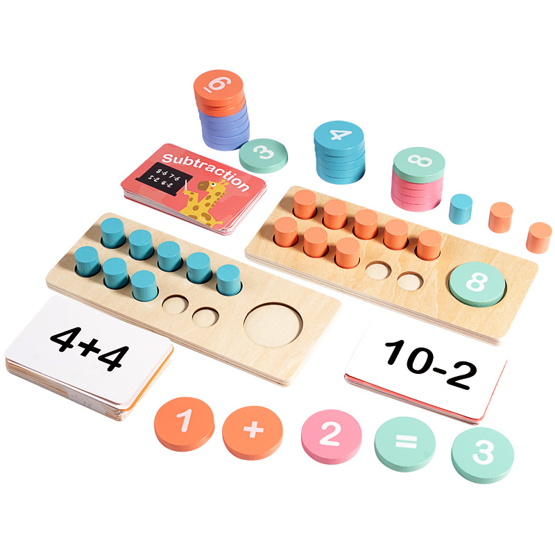 لوحة أرقام خشبية للأطفال، مطاب - مراجعة Math Manipulative Set وسعره
