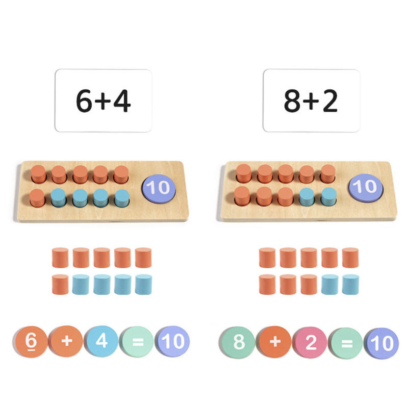 لوحة أرقام خشبية للأطفال، مطاب - مراجعة Math Manipulative Set وسعره