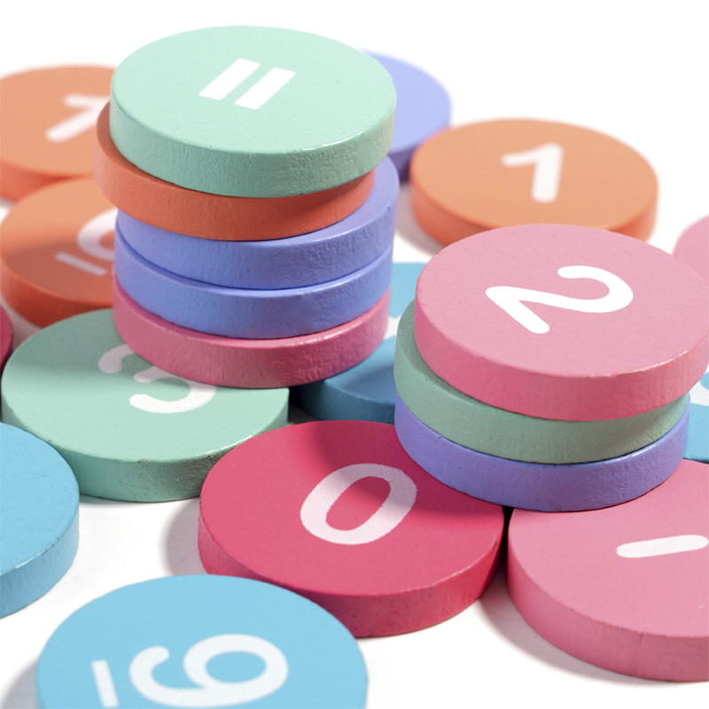 لوحة أرقام خشبية للأطفال، مطاب - مراجعة Math Manipulative Set وسعره