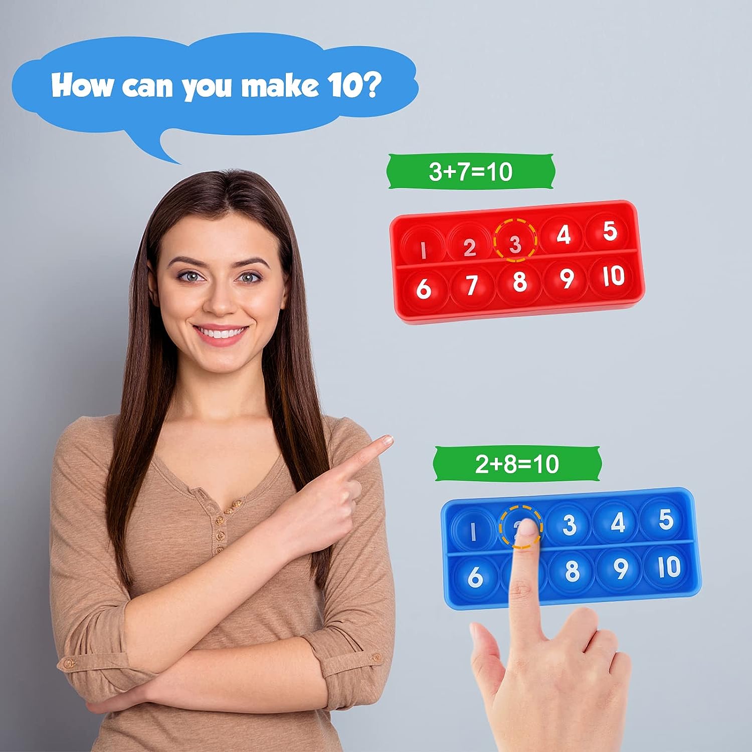 لعبة ألعاب الرياضيات بعشرة إطا - مراجعة Math Manipulative Set وسعره
