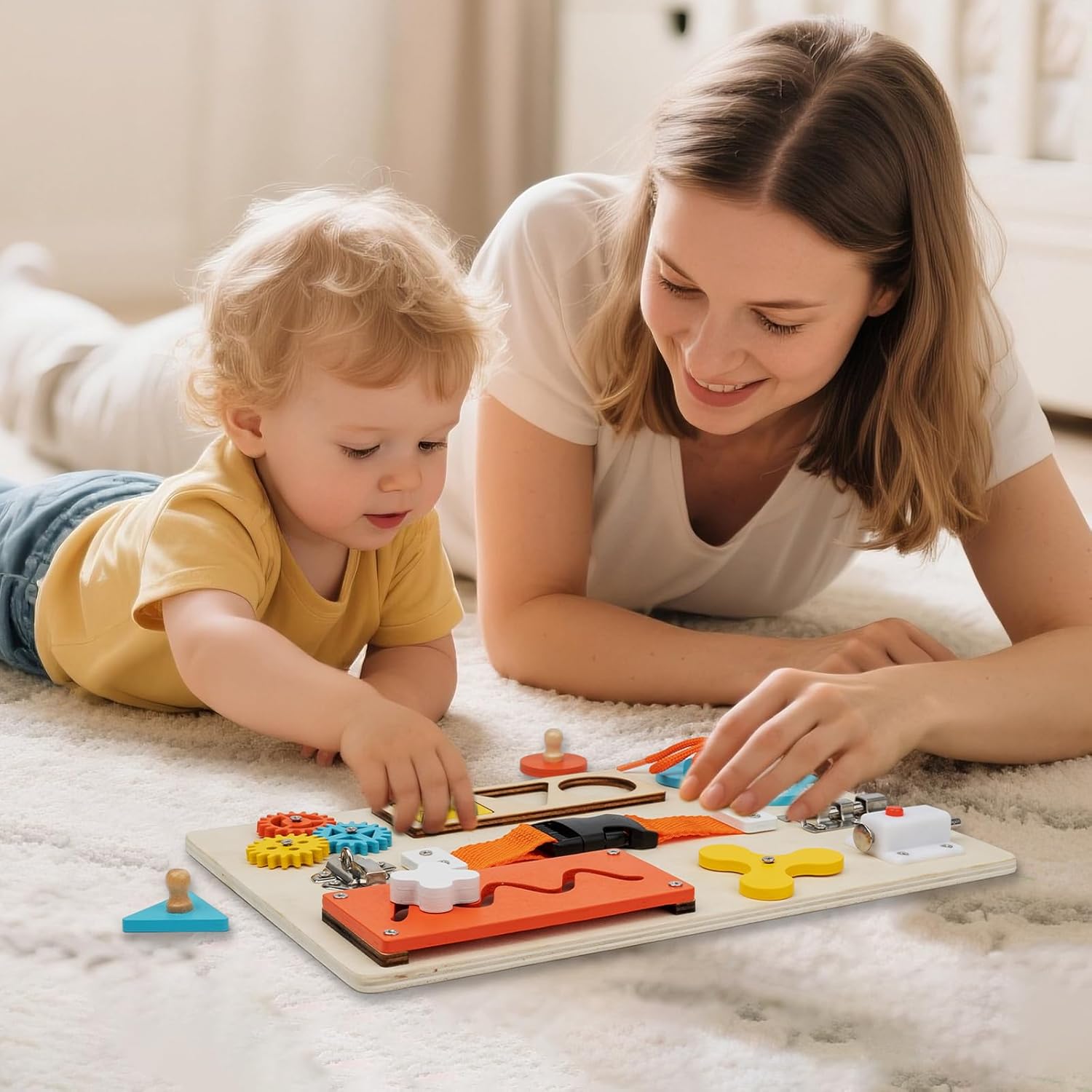 لوحة مونتيسوري المزدحمة للأطفا - مراجعة Kids Education Activities وسعره