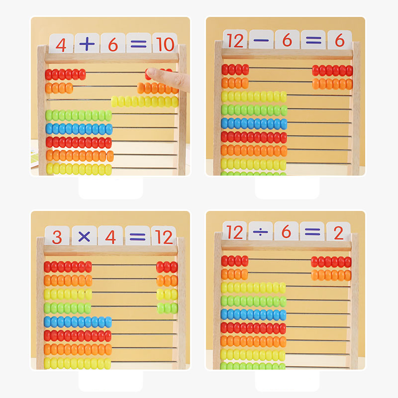 لعبة العد الخشبية المعداد مونت - مراجعة Math Manipulative Set وسعره