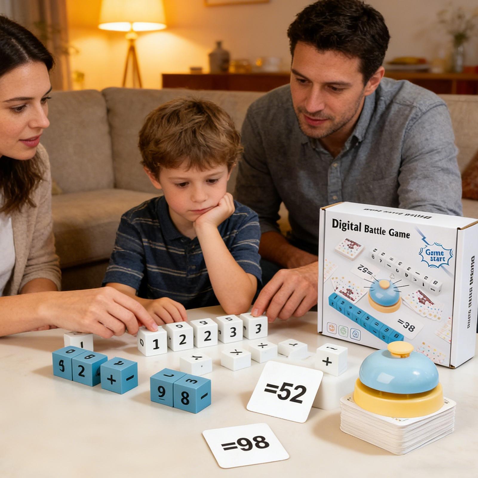 أرقام خشبية كتل لغز لعبة تعليم - مراجعة Math Manipulative Set وسعره