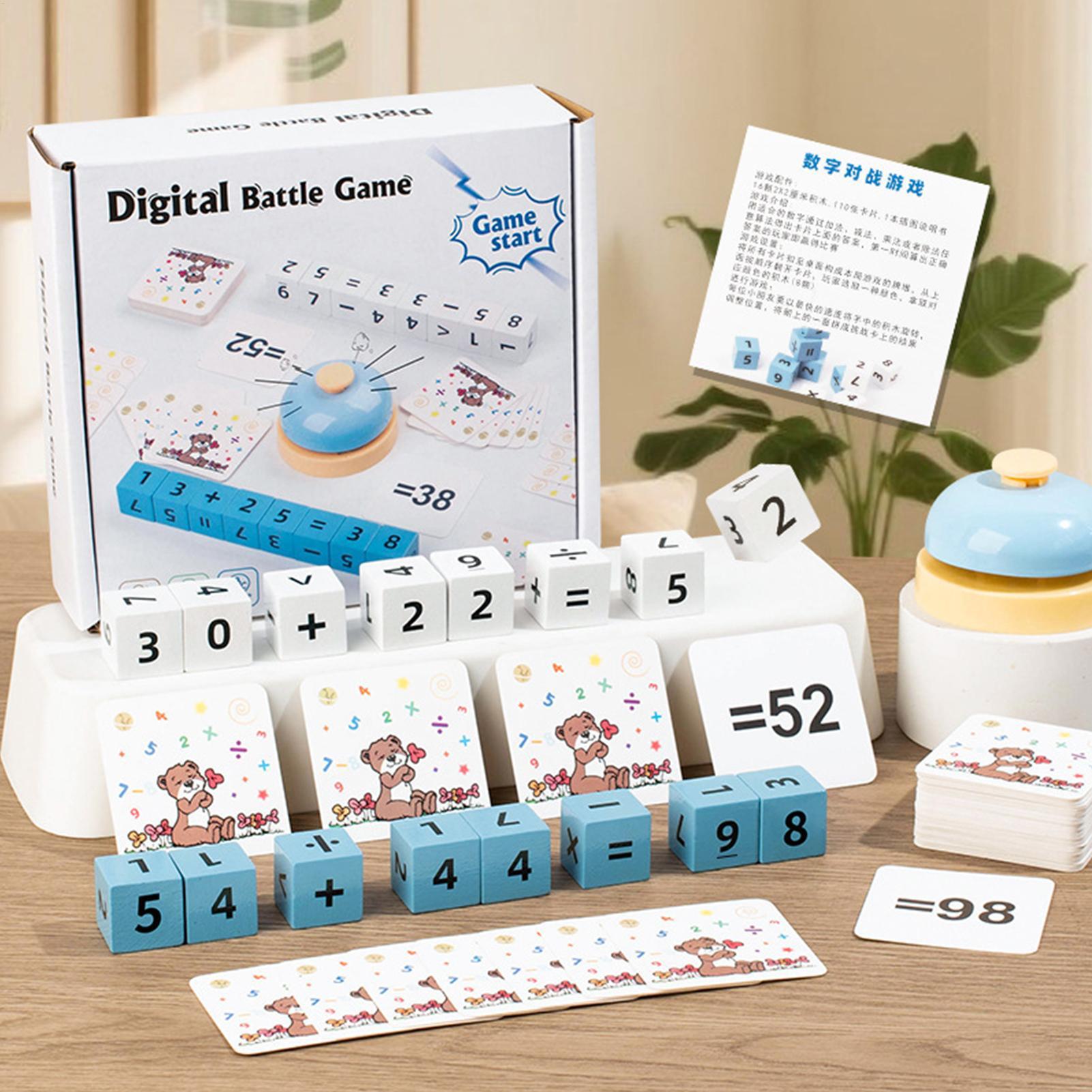 أرقام خشبية كتل لغز لعبة تعليم - مراجعة Math Manipulative Set وسعره